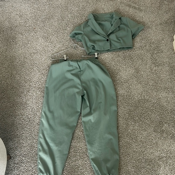 Pants - Army green matching set